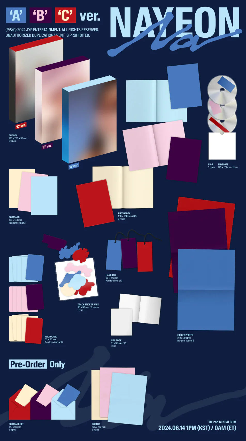 Twice Nayeon - Na 2nd Mini Album (Photobook Set)