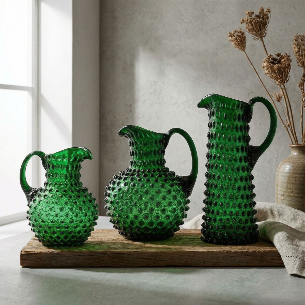 Hobnail Jug - Large - Midnight Botanica