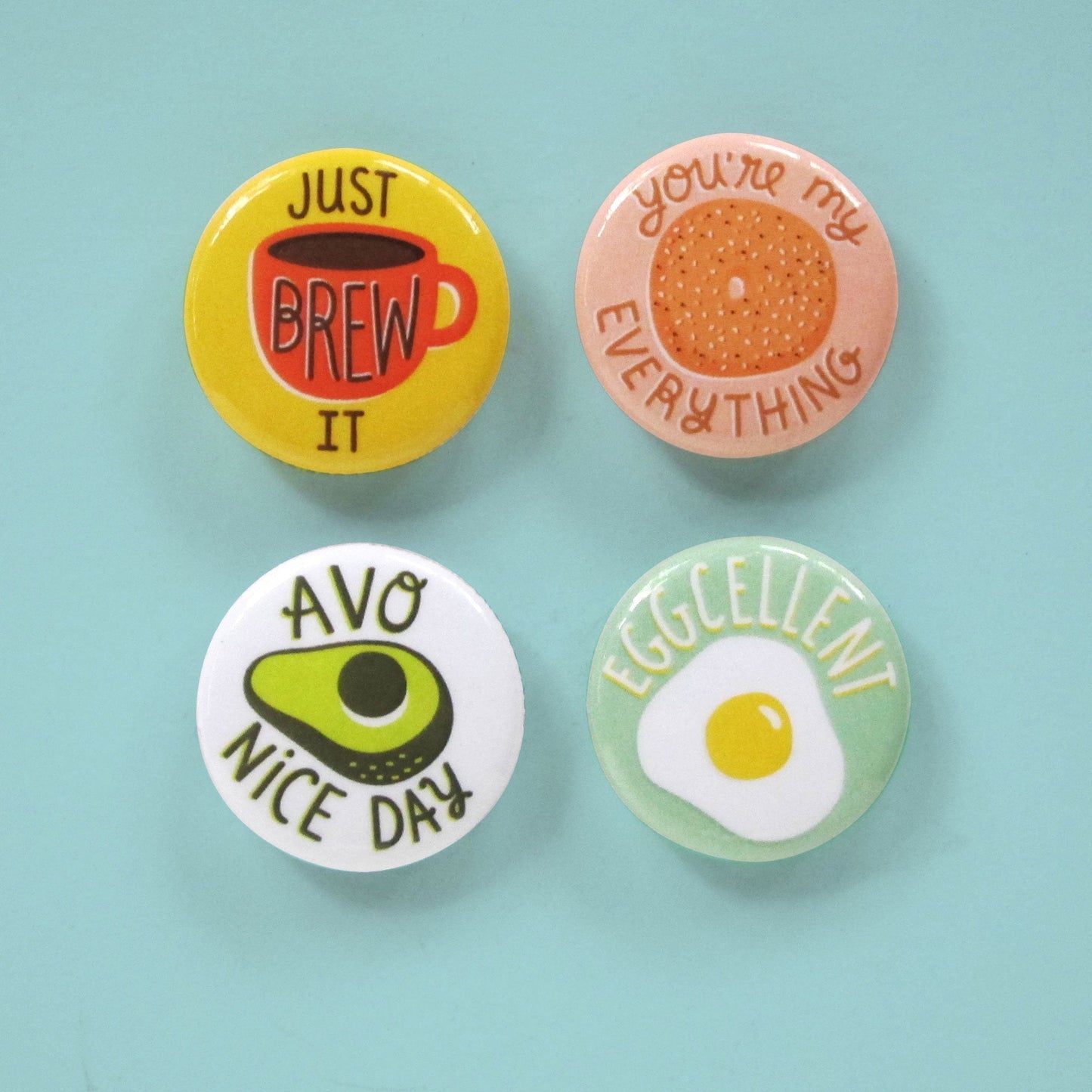Breakfast Time Mini Magnet Set