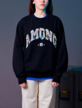BTS x BT21 Among Us Limited Edition - Black Sweatshirt