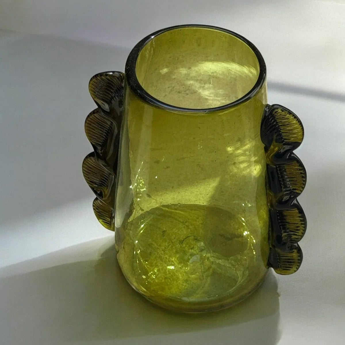 Betta Green Glass Vase