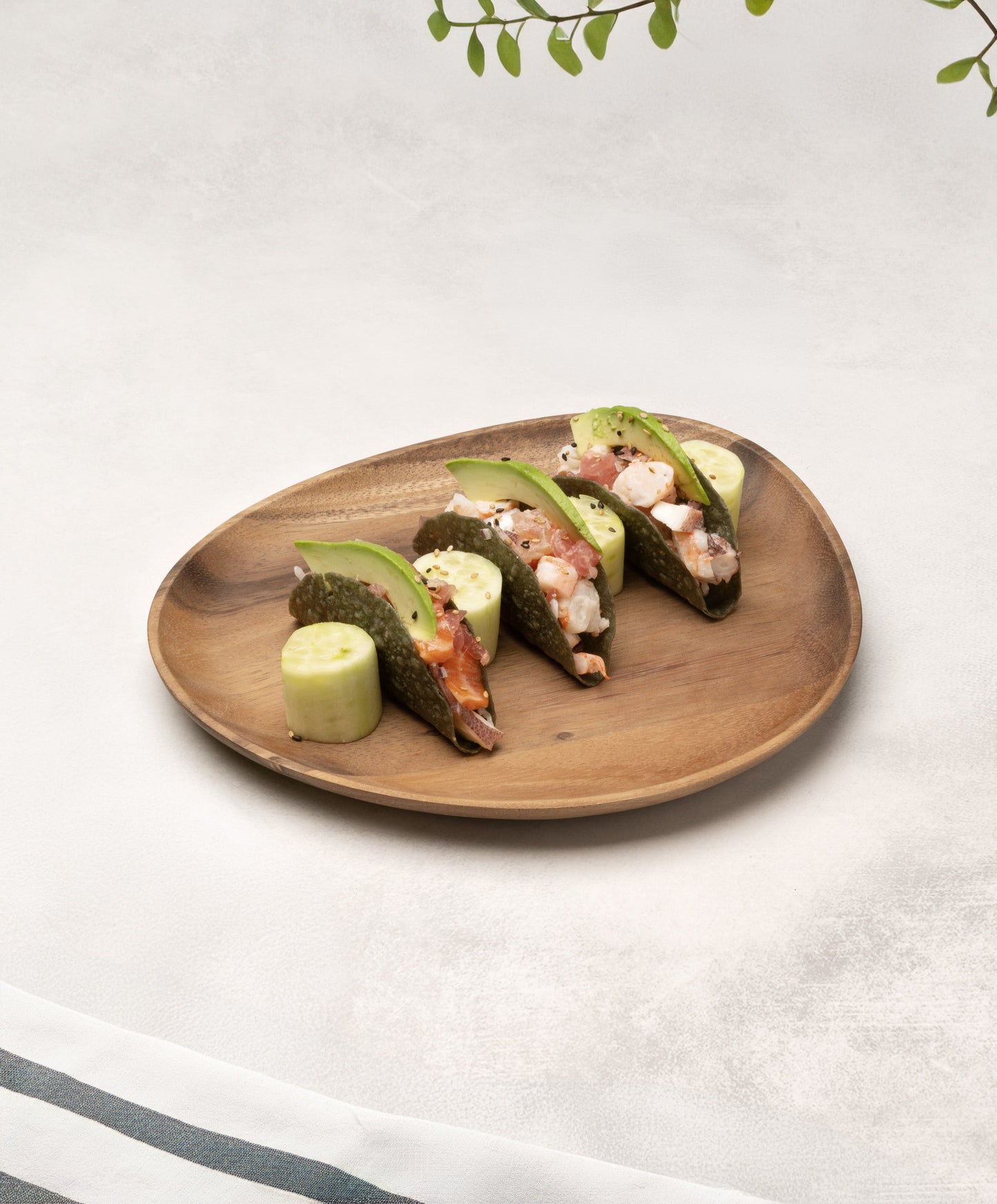 Foree Wooden Plate Set - Large