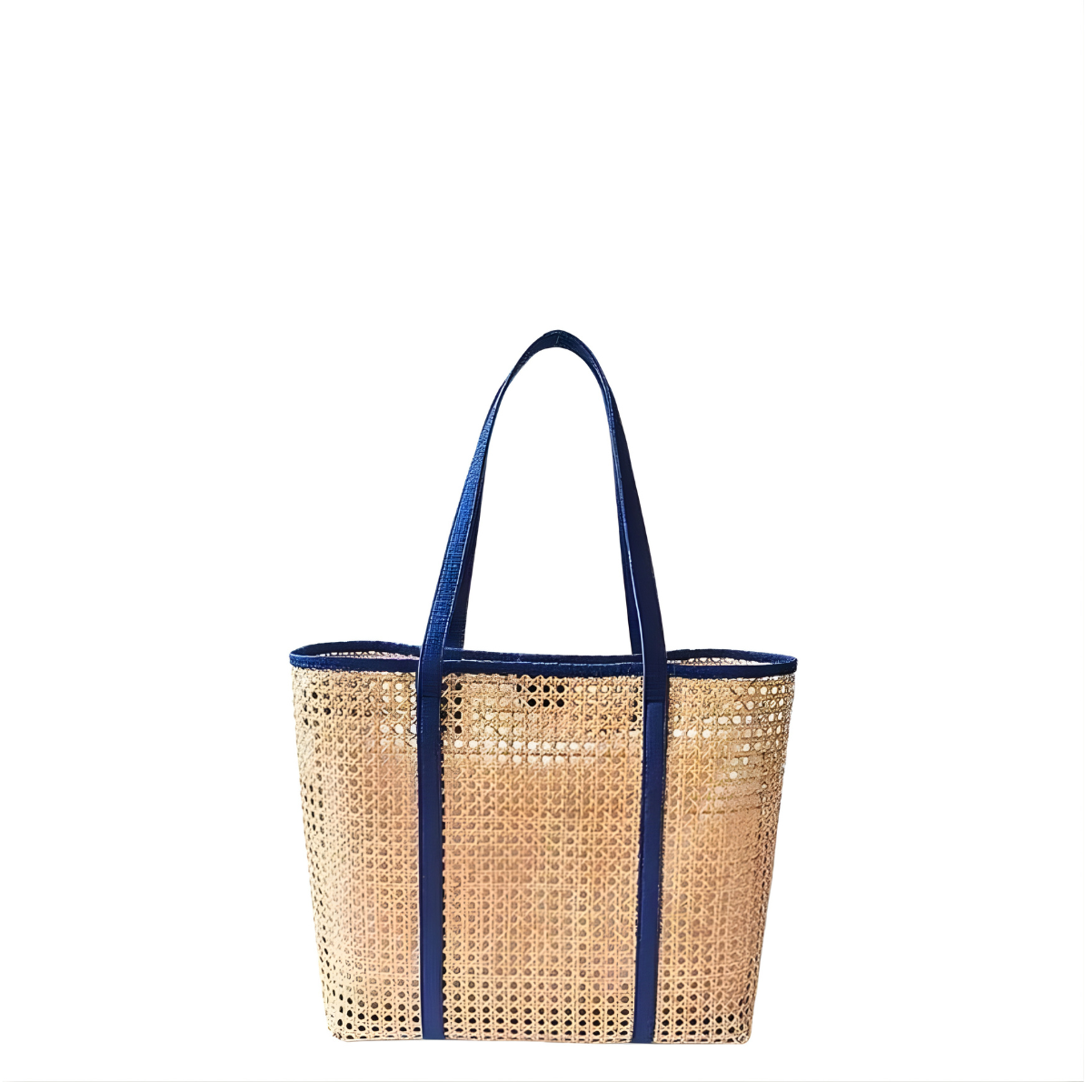 Eleanor Maxi Wicker Tote