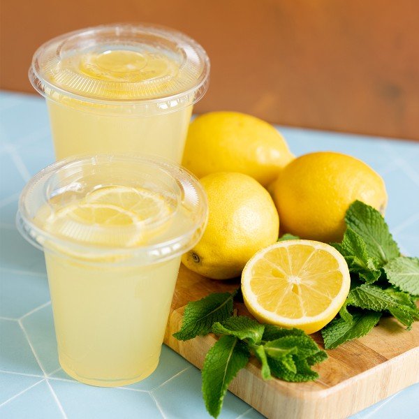 Vegware 96-Series PLA Flat Lid, No Hole (QTY 1000), SKU C96F-NHR