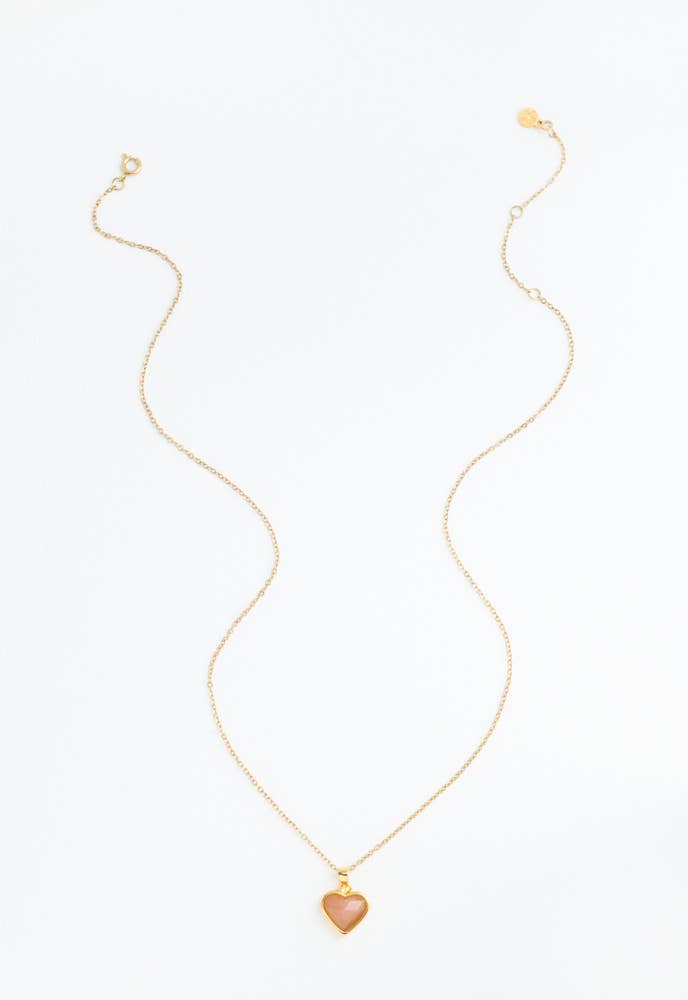 Heart of Joy Necklace in Sunstone