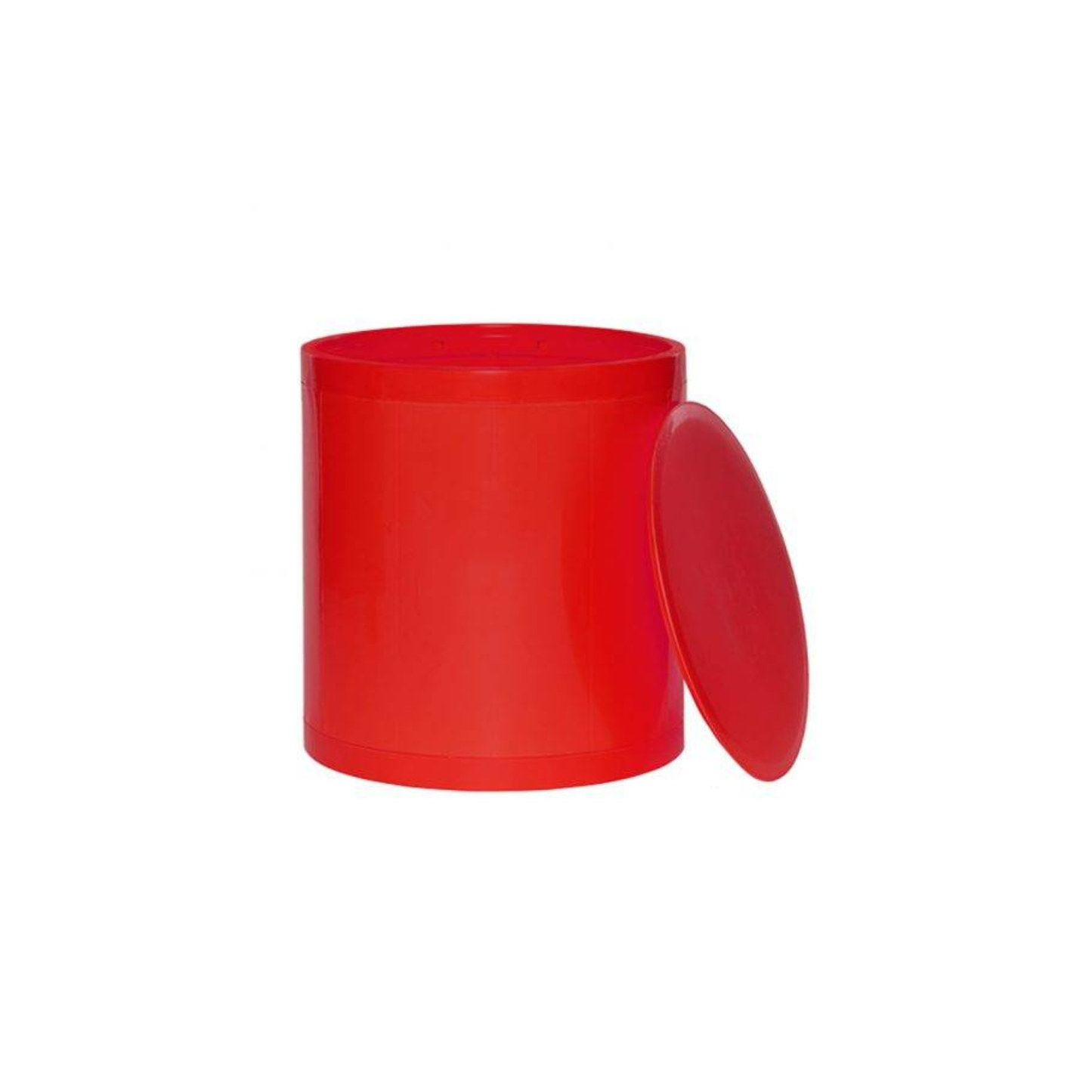Otto Storage Stool | Round Plastic Storage Ottoman Solid