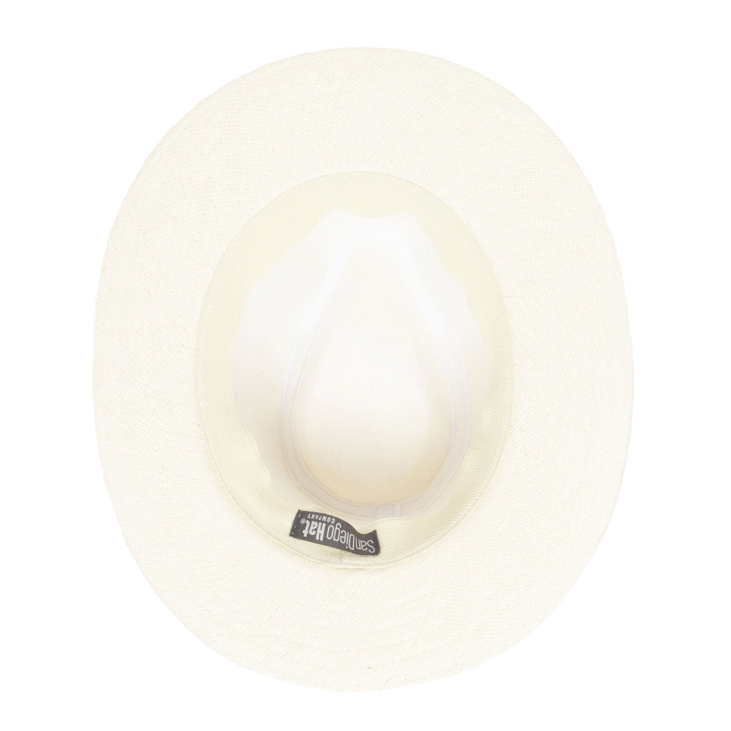 Men's Paper Fedora with Faux Leather Band