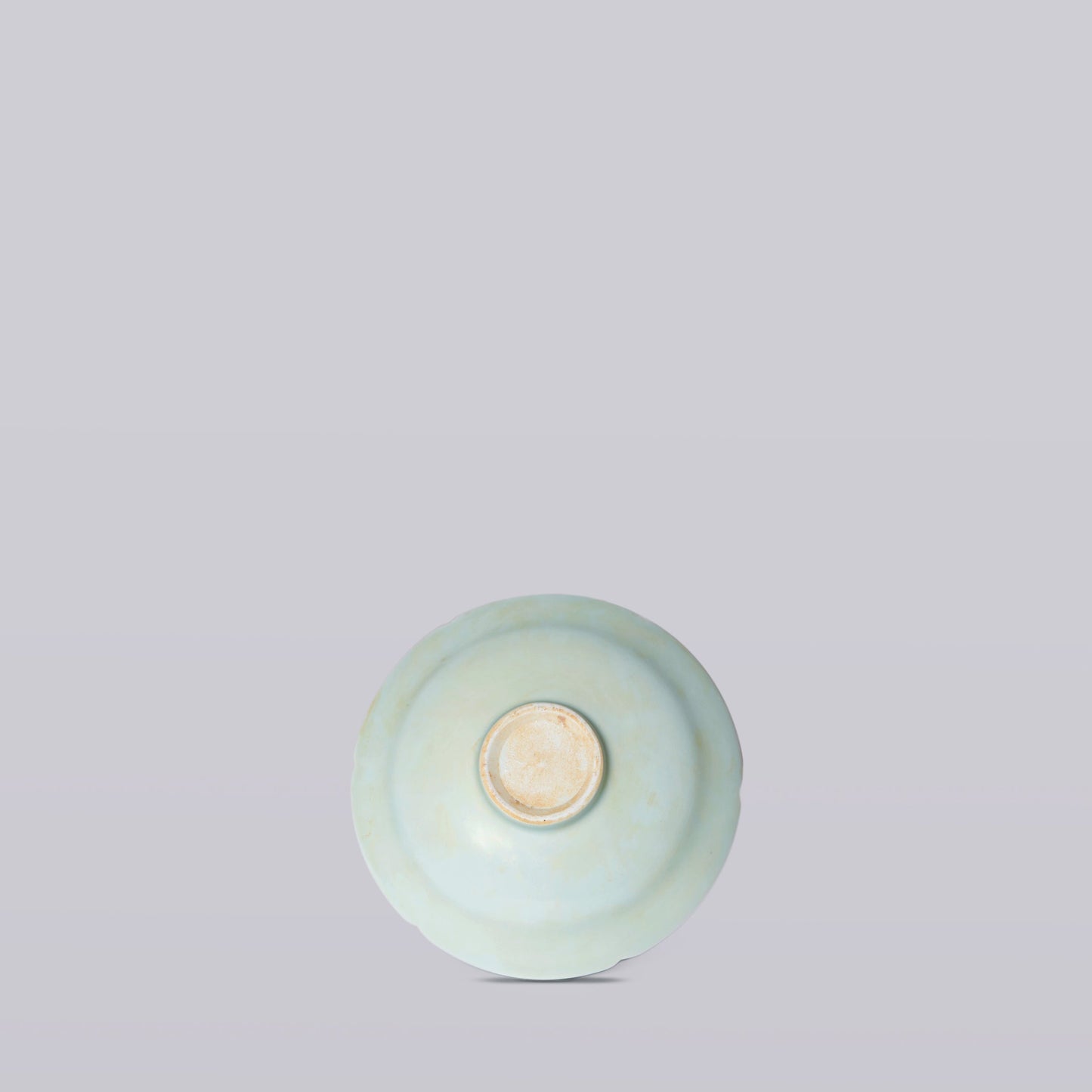 Celadon Porcelain Small Peony Dish