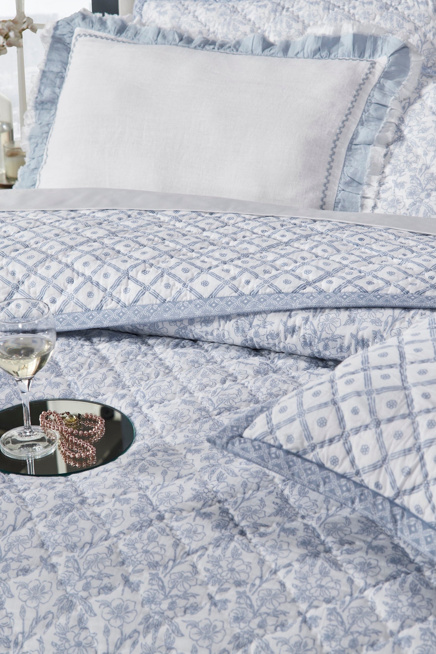 Bliss Printed Cotton Quilted Quilt