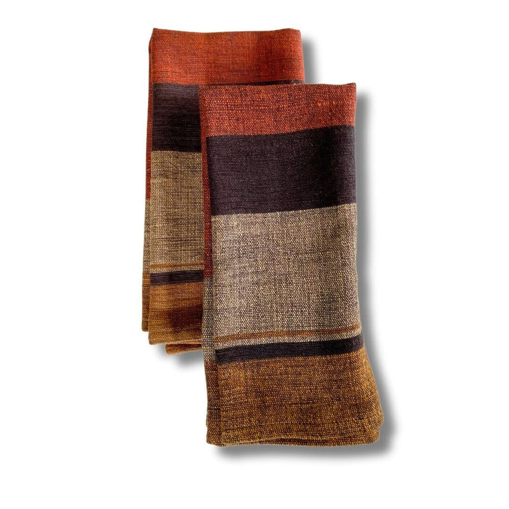 Dalol Handwoven Ethiopian Cotton Napkins | Set of 2