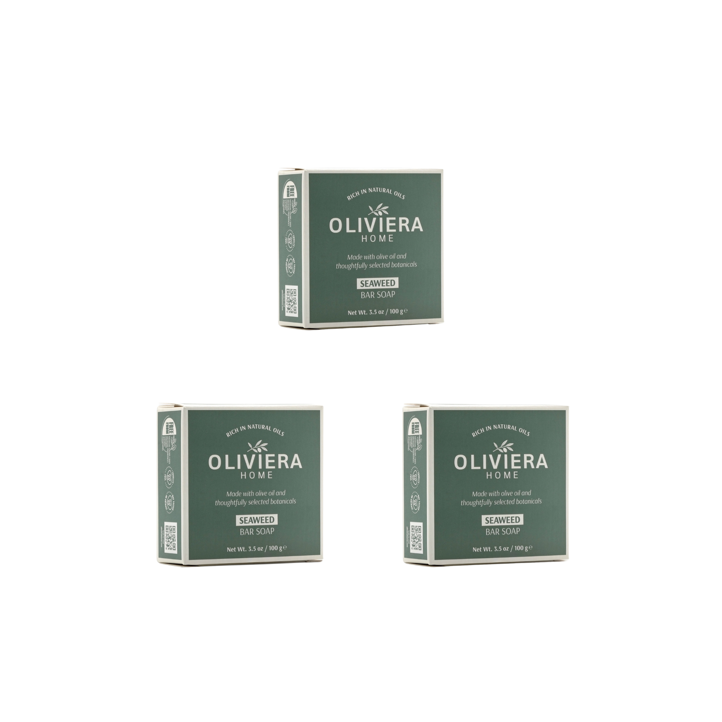 Seaweed Bar Soap Trio