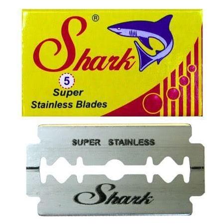 Shark Super Stainless Steel Double Edge Razor Blades - 10 Pack