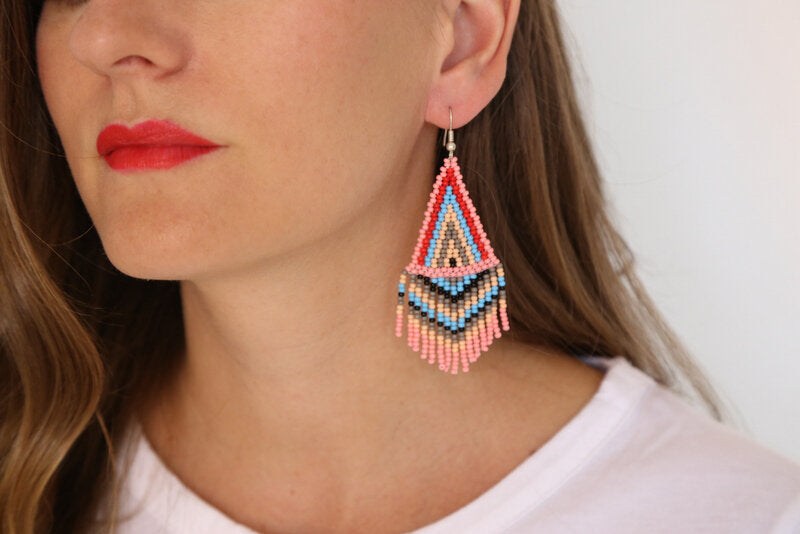 Bubble Gum Embera Earrings