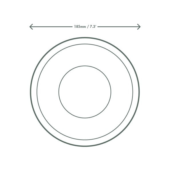 185-Series PLA Flat Lid (QTY:300)