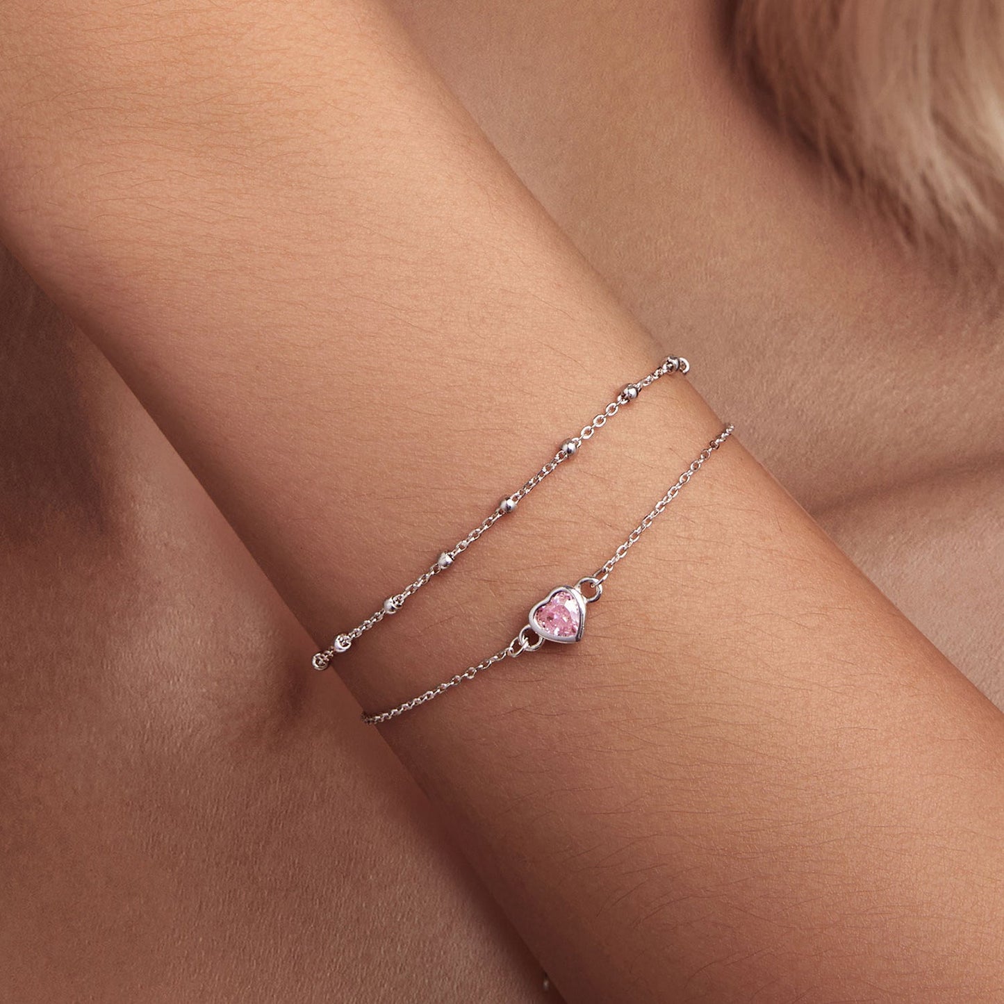S925 Sterling Silver Pavé CZ Plated Bracelet for Women