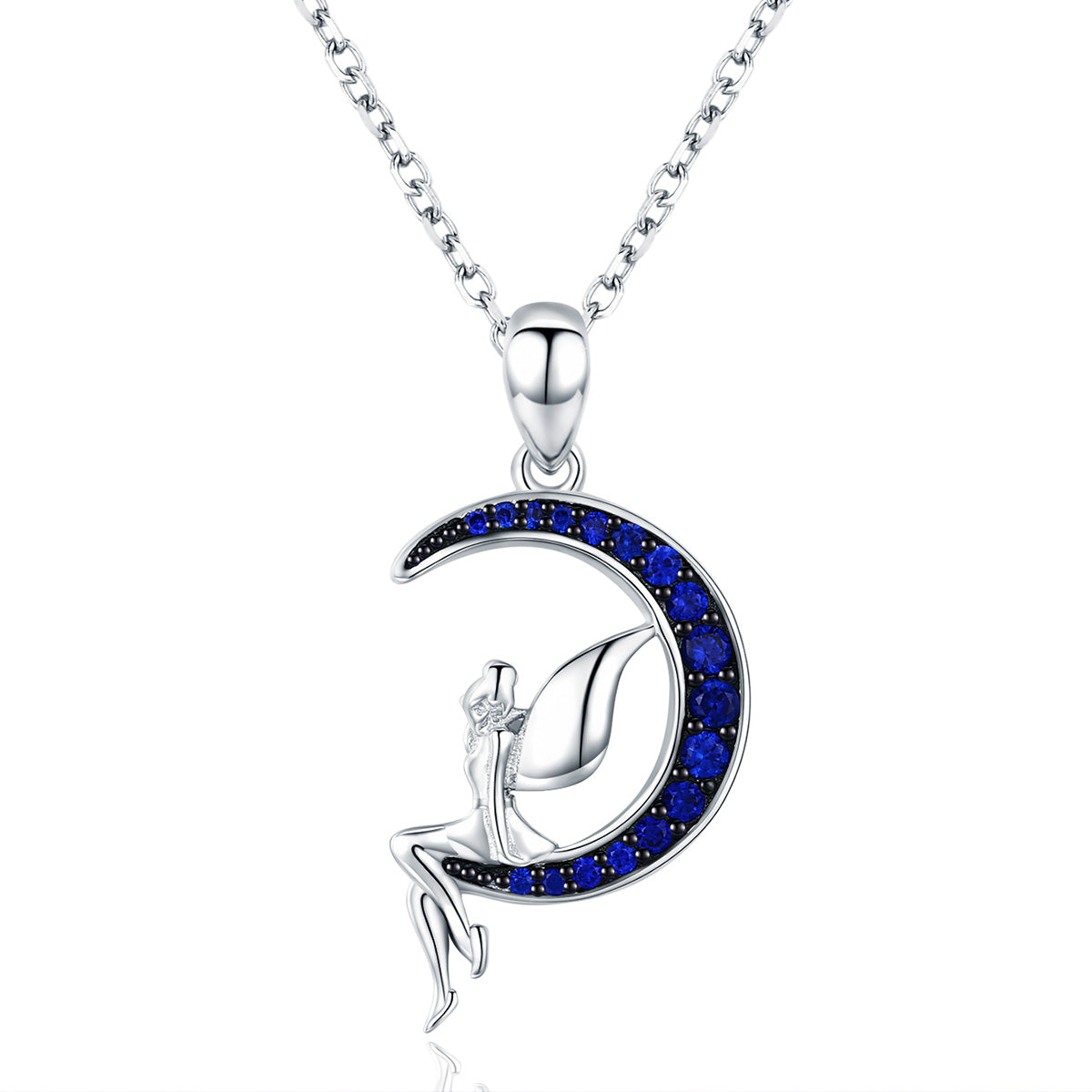 925 Sterling Silver Adjustable Necklace with Pendant for Women