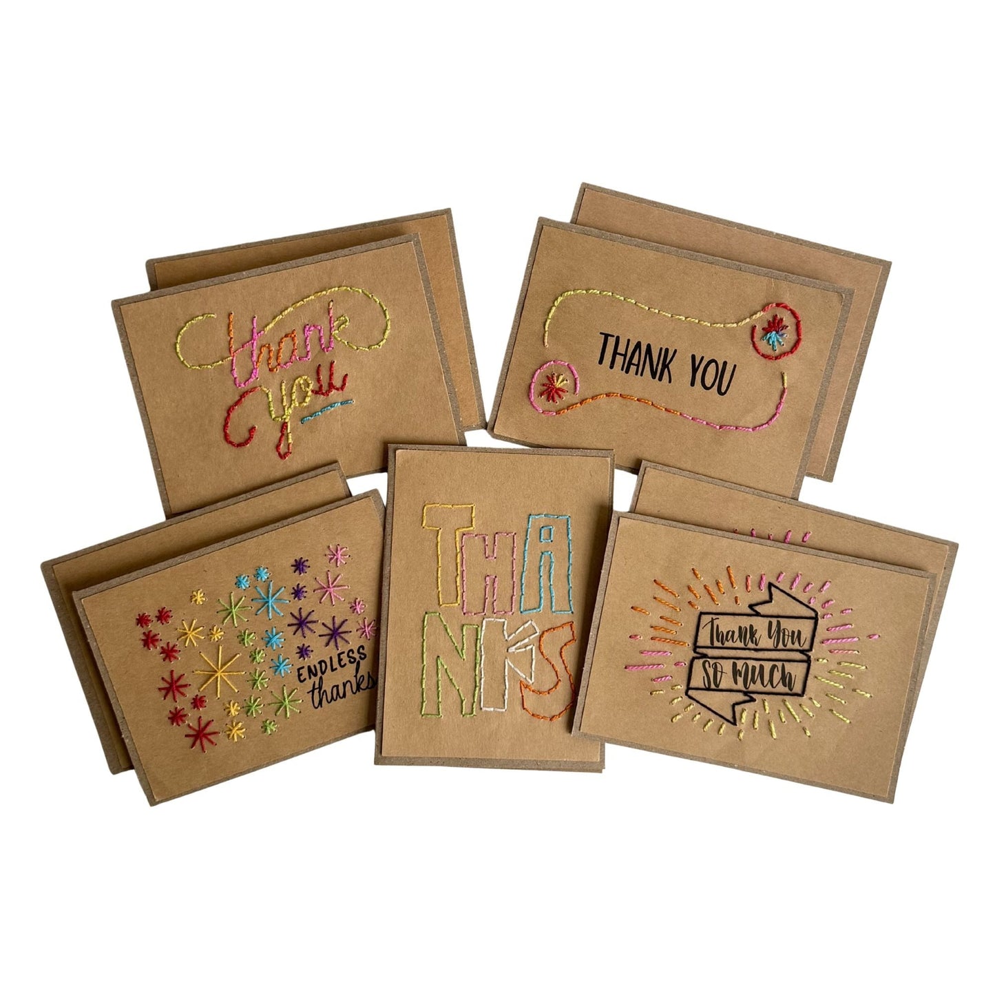 Thank You Variety Pack - 10 Greeting Cards