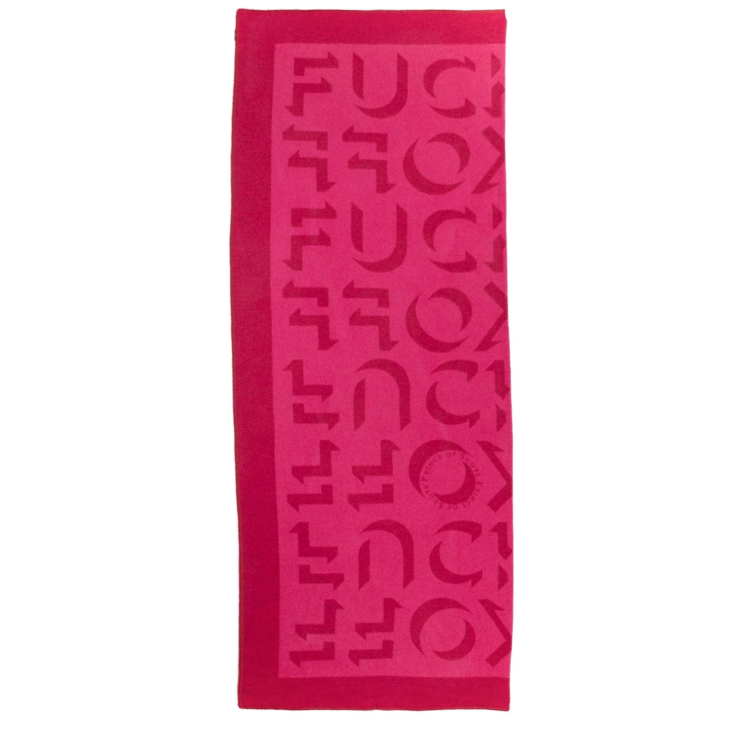 Prince of Scots Merino Wool Fleece Throw ~ Pink Expletive ~ - Osadia Concept Store