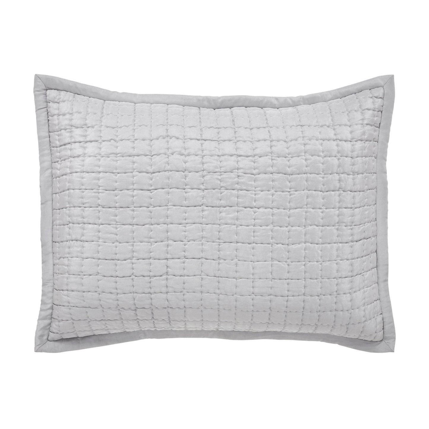 Malibu Sqaure Quilted Silk Coverlet Sham - Clearance