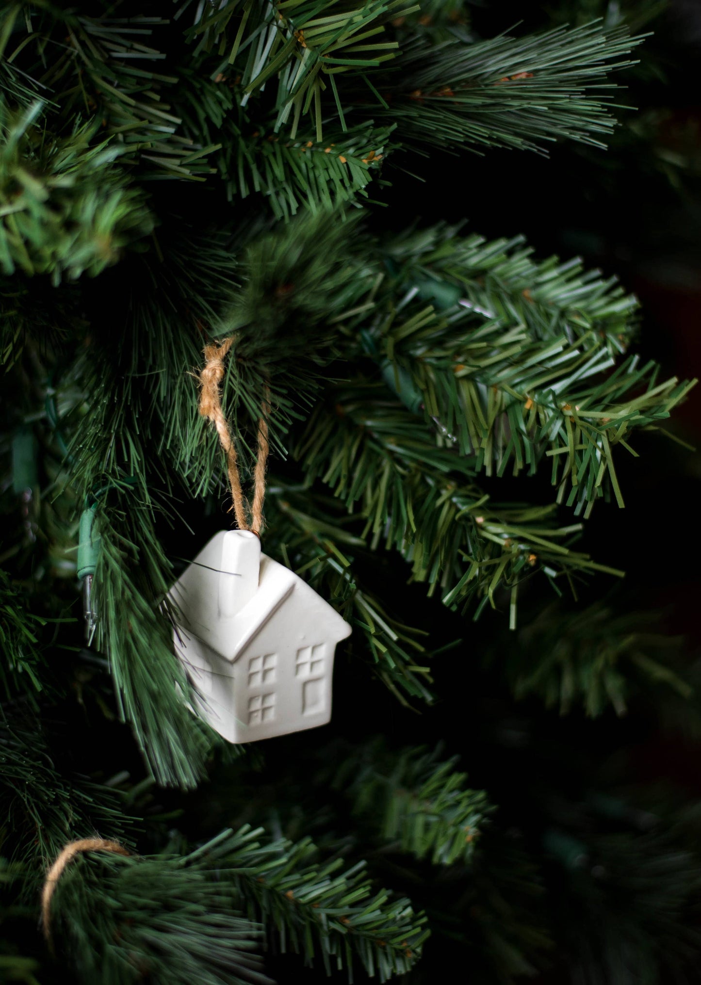 Handmade Porcelain Christmas Ornaments: Train Car
