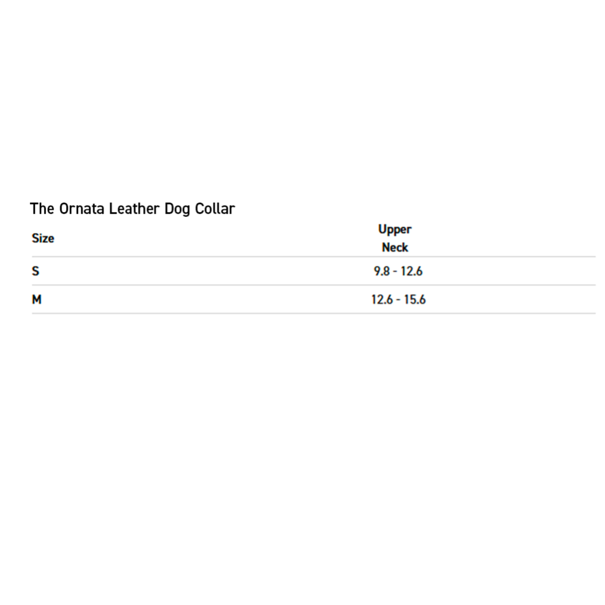 The Ornata Leather Dog Collar | Willow Sage