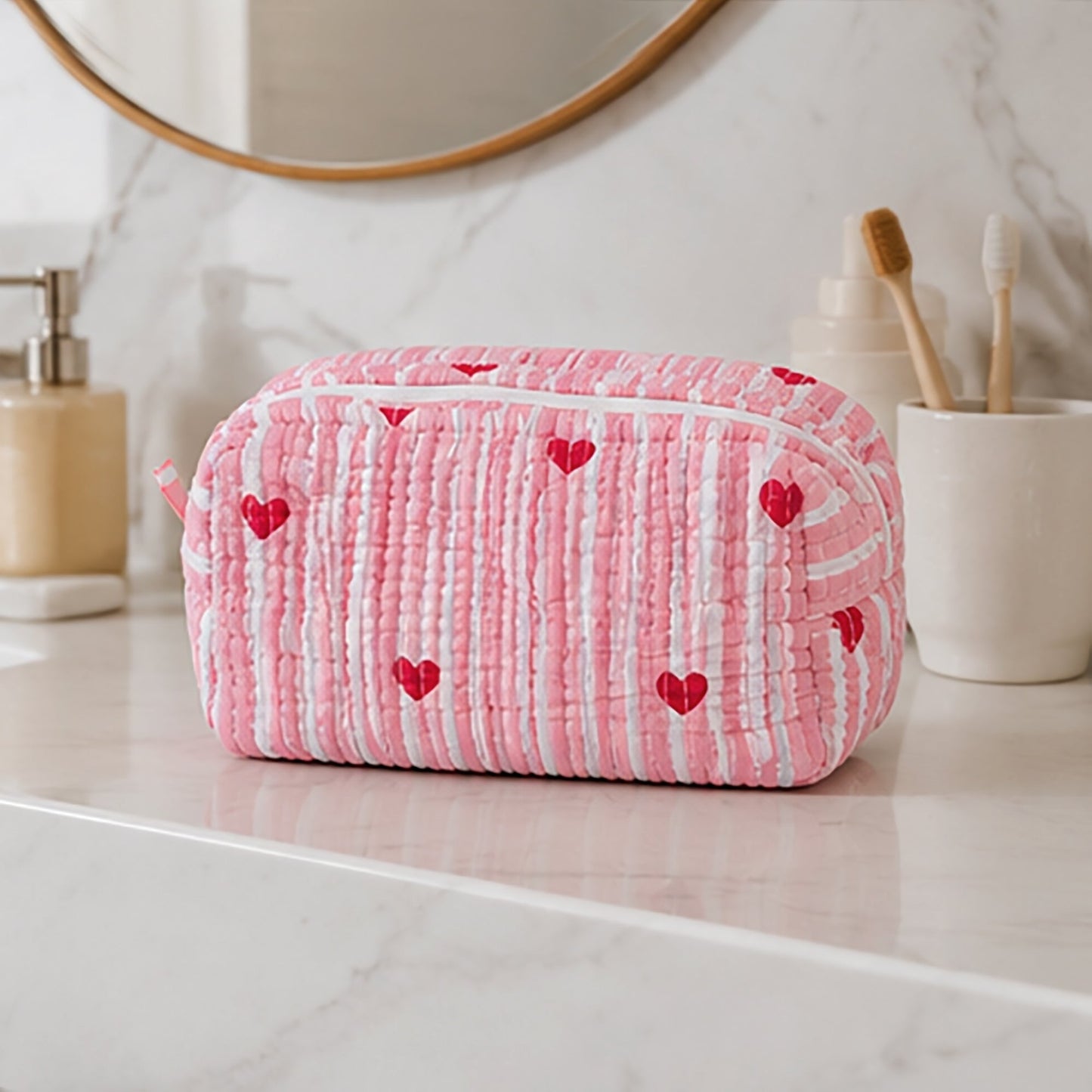 Little Hearts Cosmetic Pouch