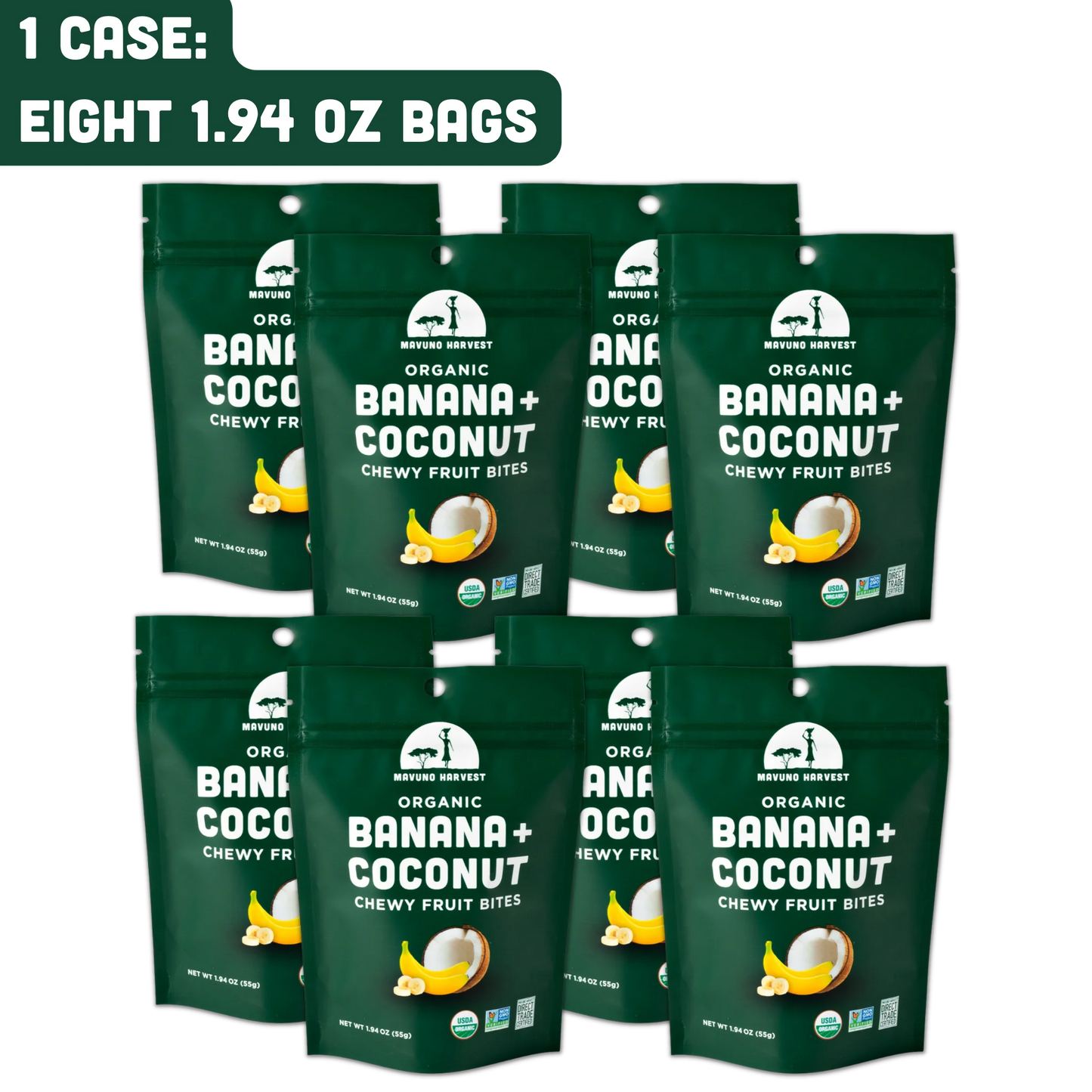 Organic Banana + Coconut Fruit Bites