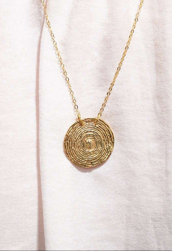 Sol Necklace / 14k Gold Plate