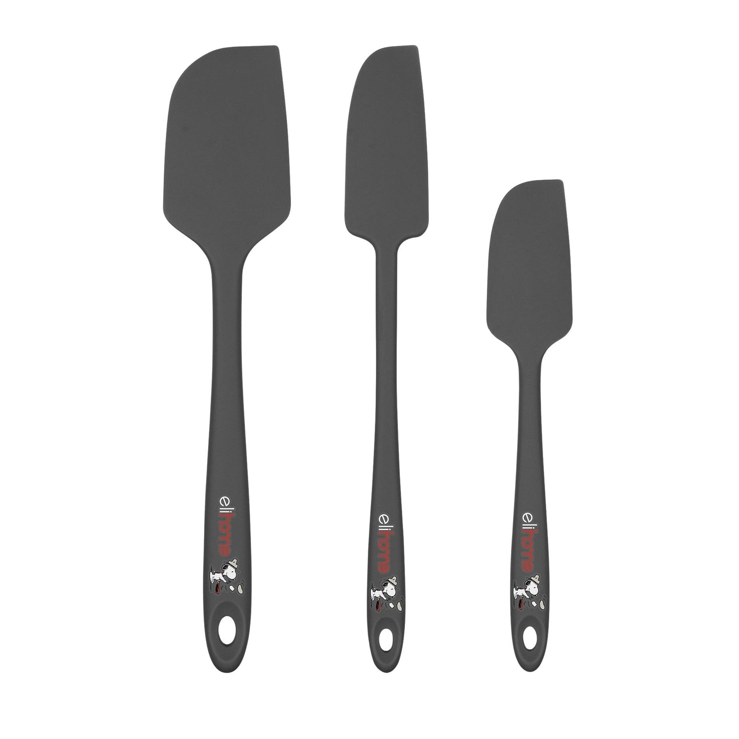 Elihome x Peanuts 3 Piece Silicone Spatula Set