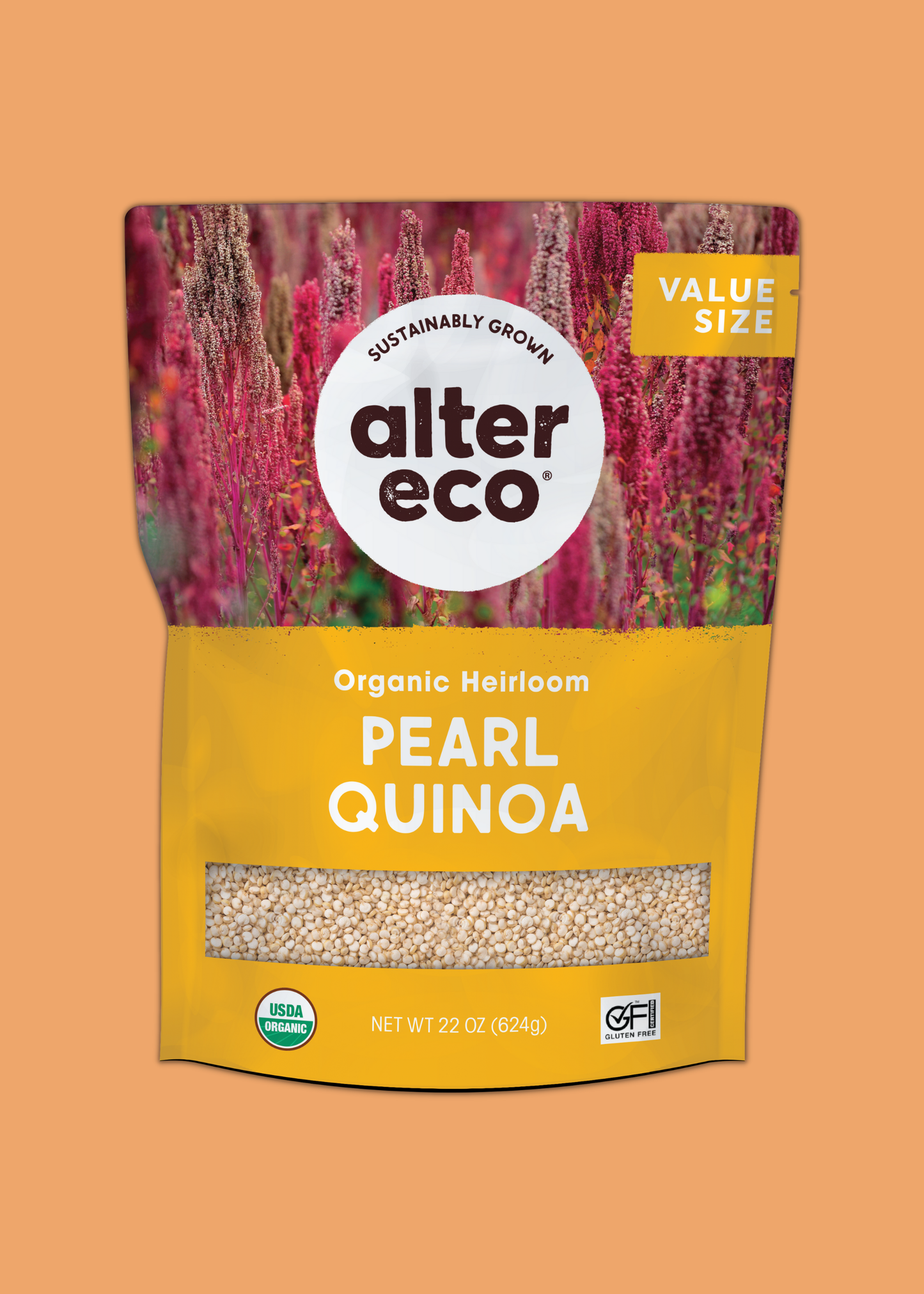 Pearl Heirloom Quinoa, Value Size 22oz Bag
