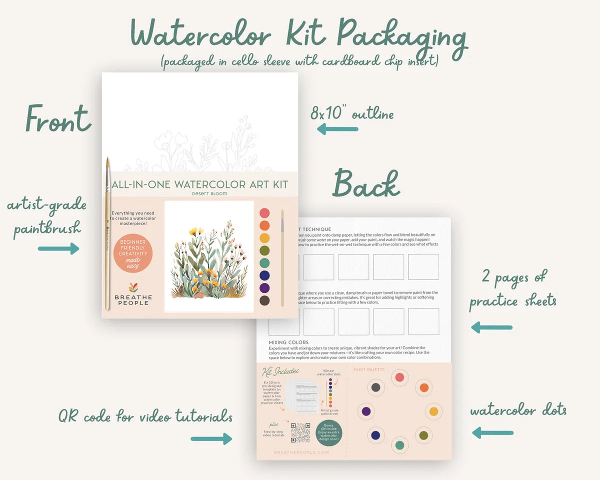 Art Party Watercolor Kit Bundles