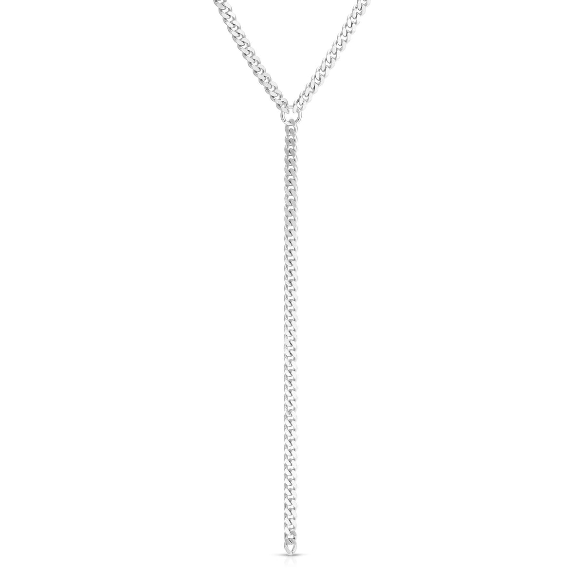 Micro Link Curb Chain Lariat