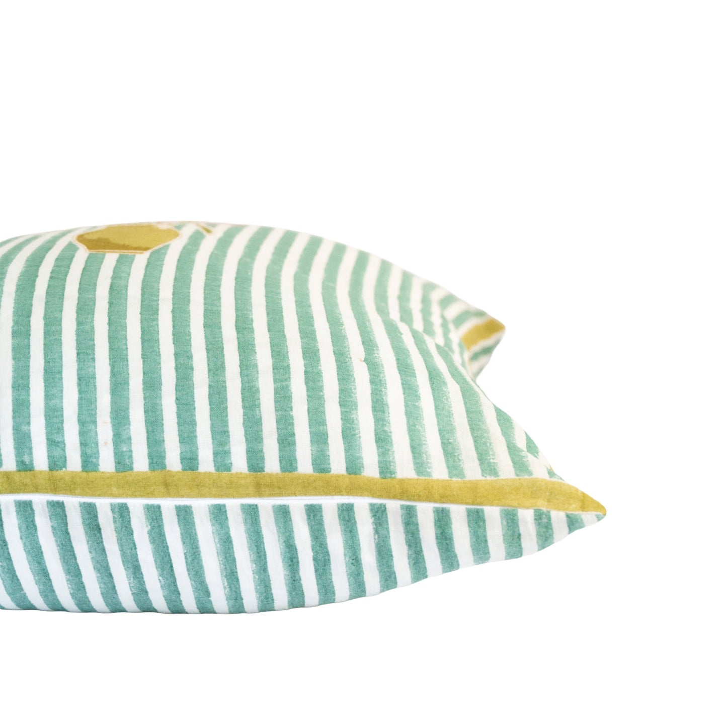 Mona's Flower - Hand Block Printed Pillow Cover