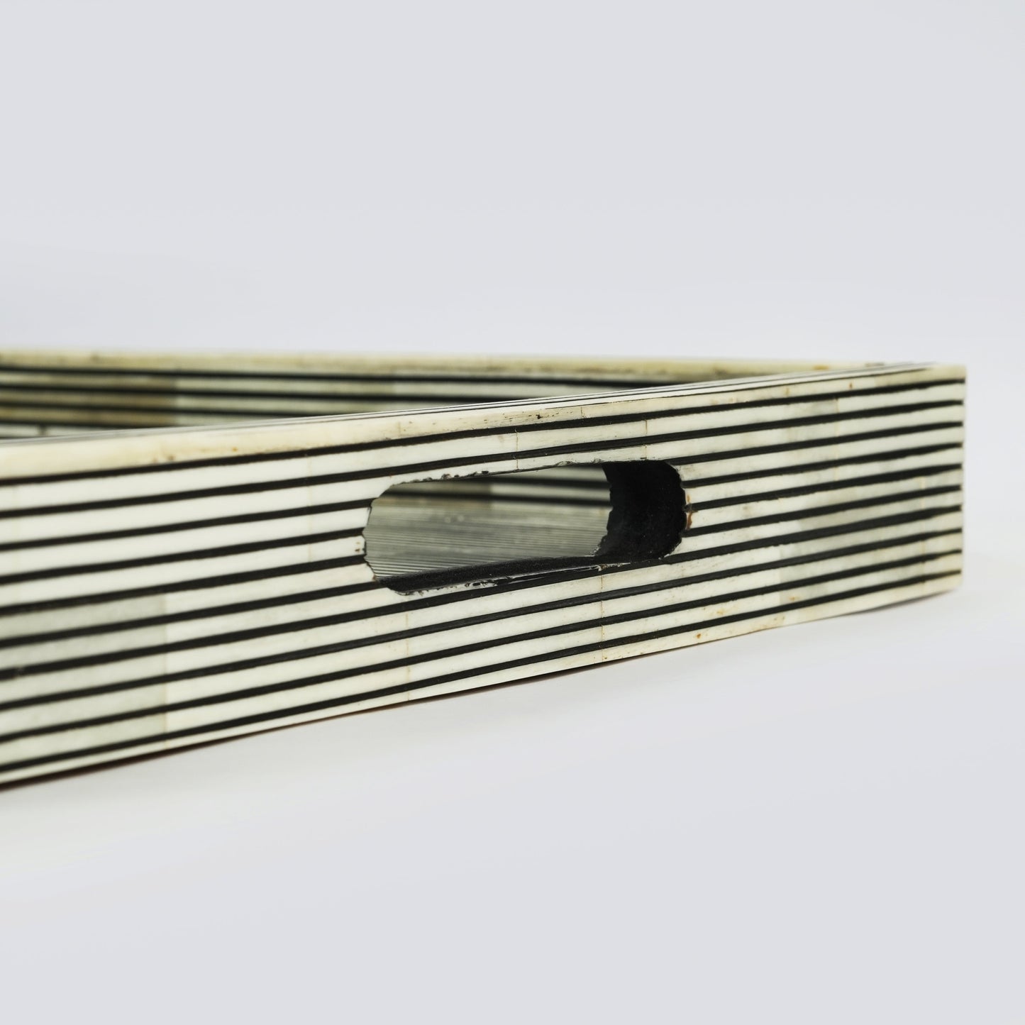 Pinstripe Bone Inlay Trays