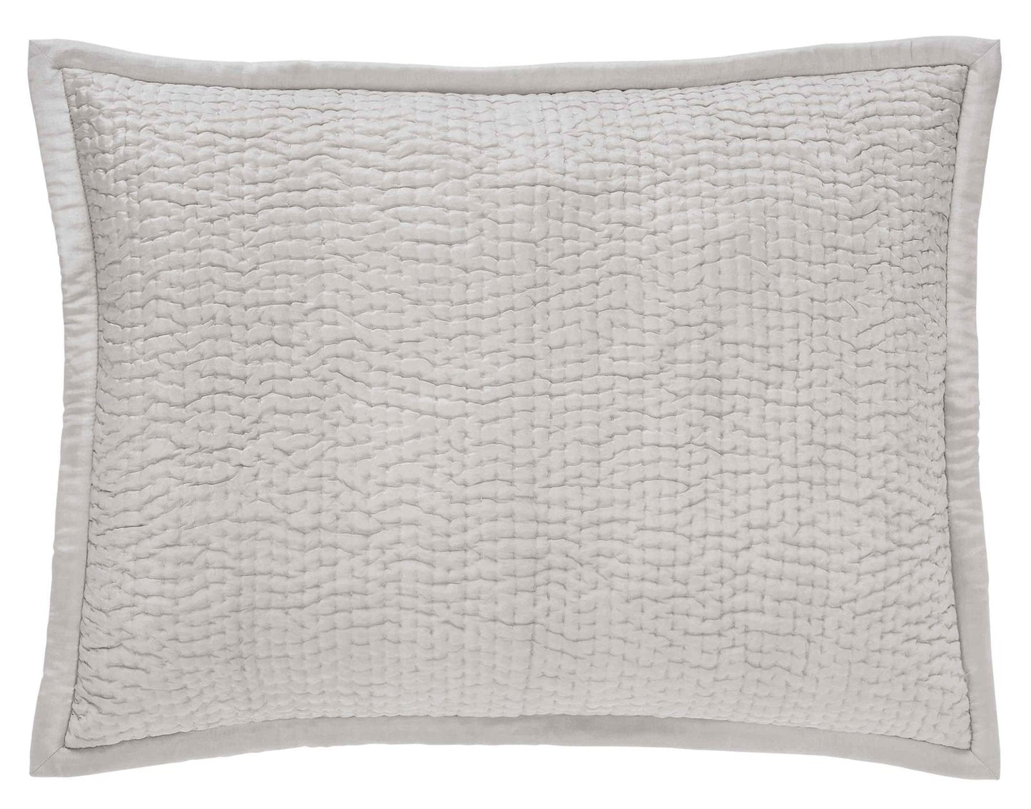 Lucy Pick Stitch Silk Coverlet Sham - Clearance