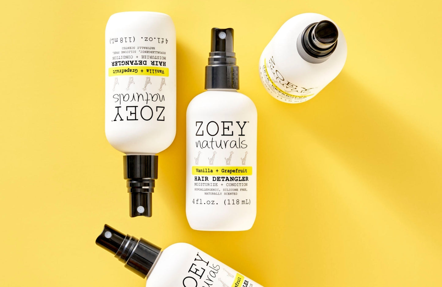 Vanilla + Grapefruit Hair Detangler