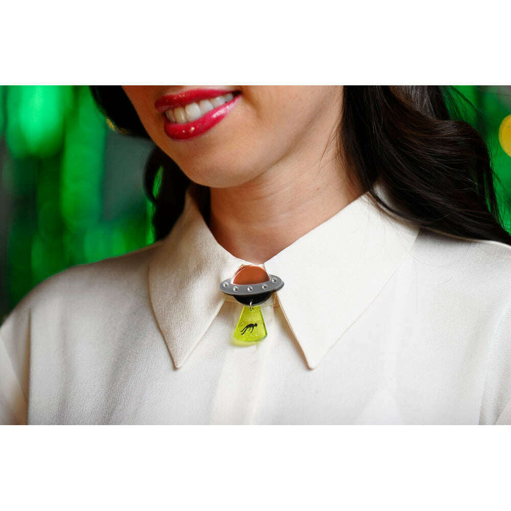 Flying Saucer Button Cover by Laliblue | PRE-ORDER SHIPS IN 2-3 WEEKS