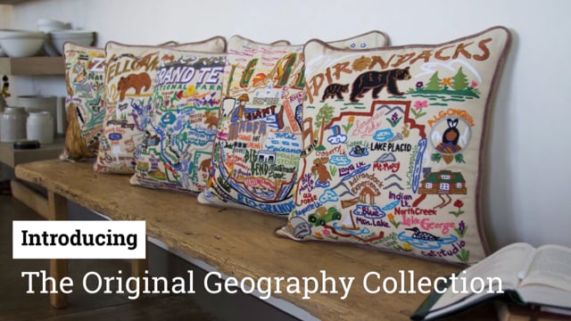 Georgia Hand-Embroidered Pillow