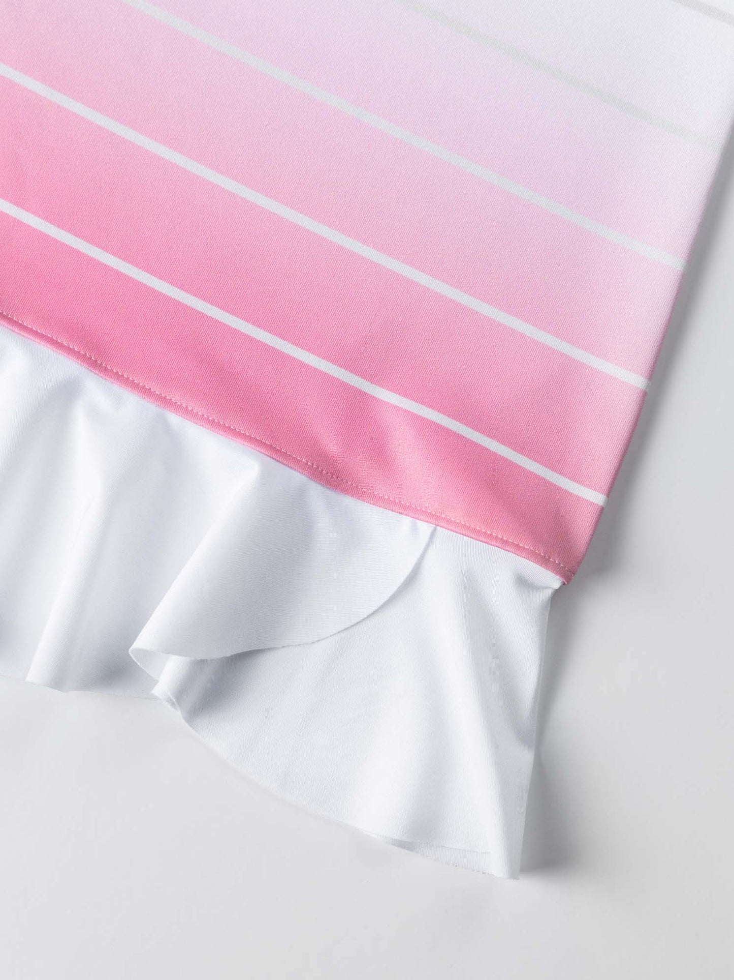 Girls Strappy Tennis Flounce Dress - Plumeria Ombre