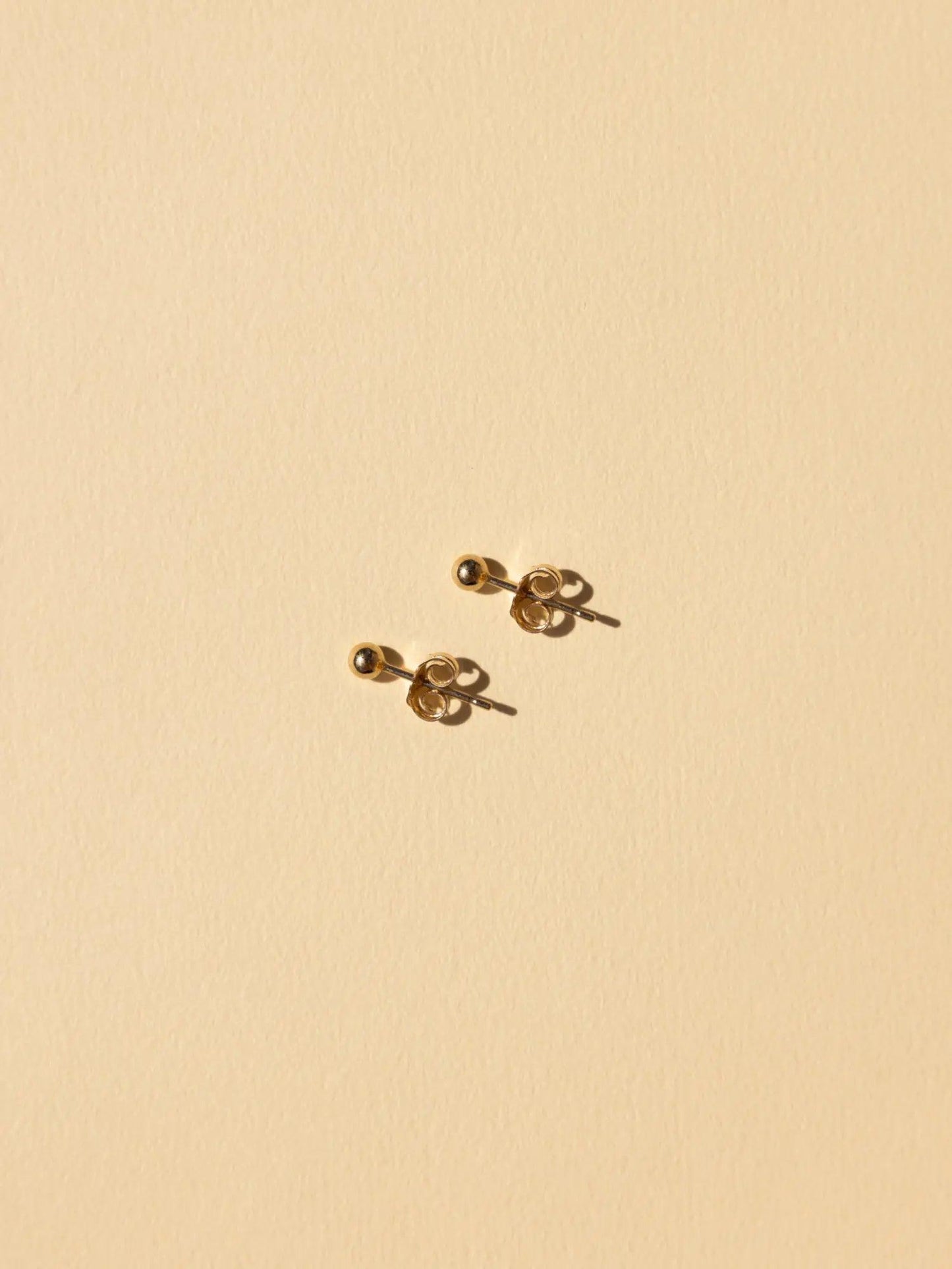 Eternal Gold Ball Stud Earrings