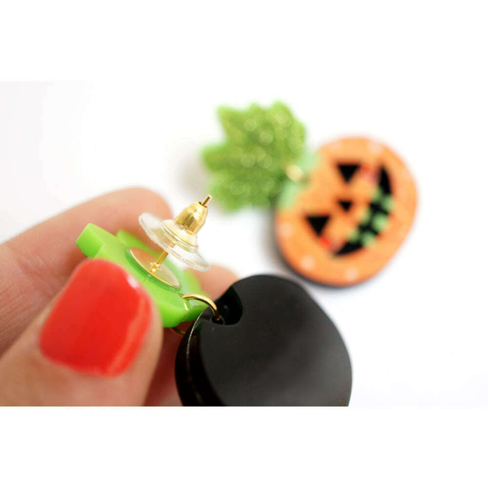Halloween Pumpkin Earrings by Laliblue | PRE-ORDER SHIPS IN 2-3 WEEKS