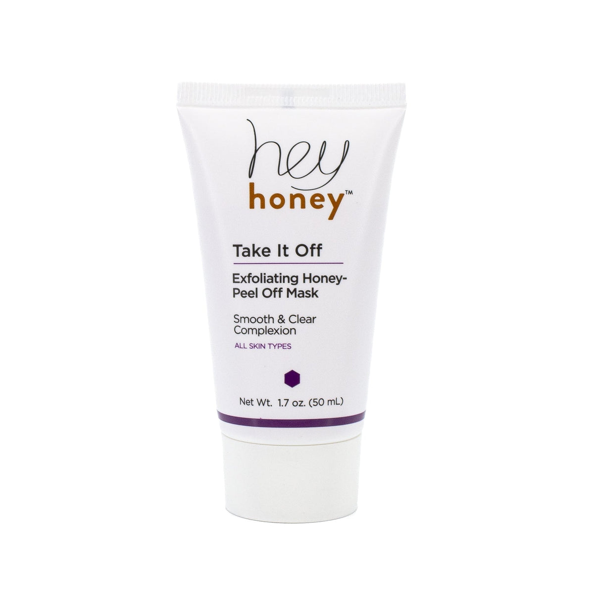 hey honey TAKE IT OFF Exfoliating Honey Peel Off Mask 1.7oz - Imperfect Box
