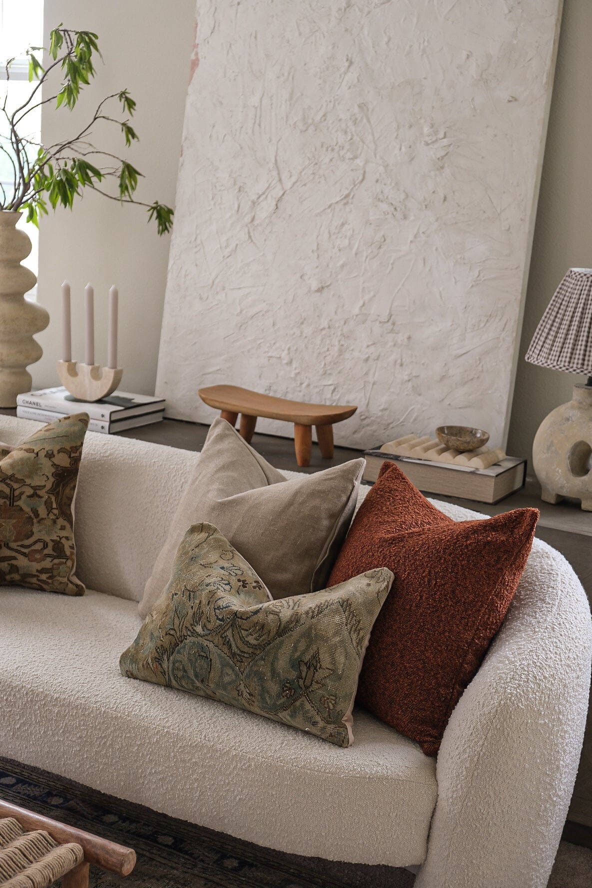 Boucle Pillow: Auburn