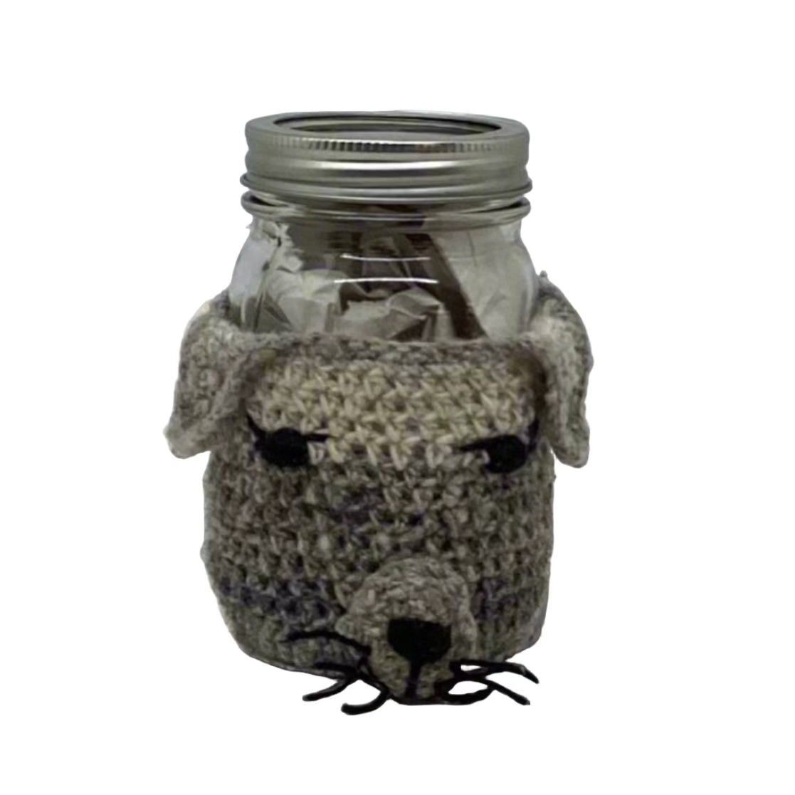 Crochet Dog Cup Koozie