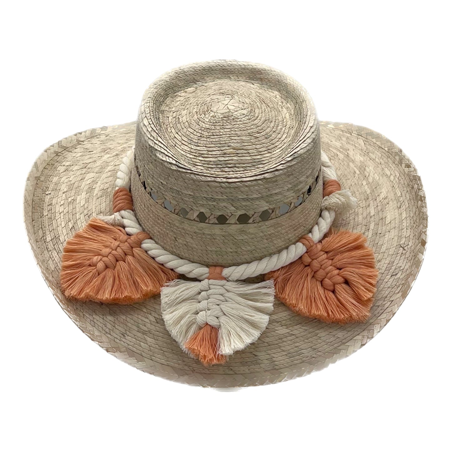 Espanol Palm Hat - Leaves Band