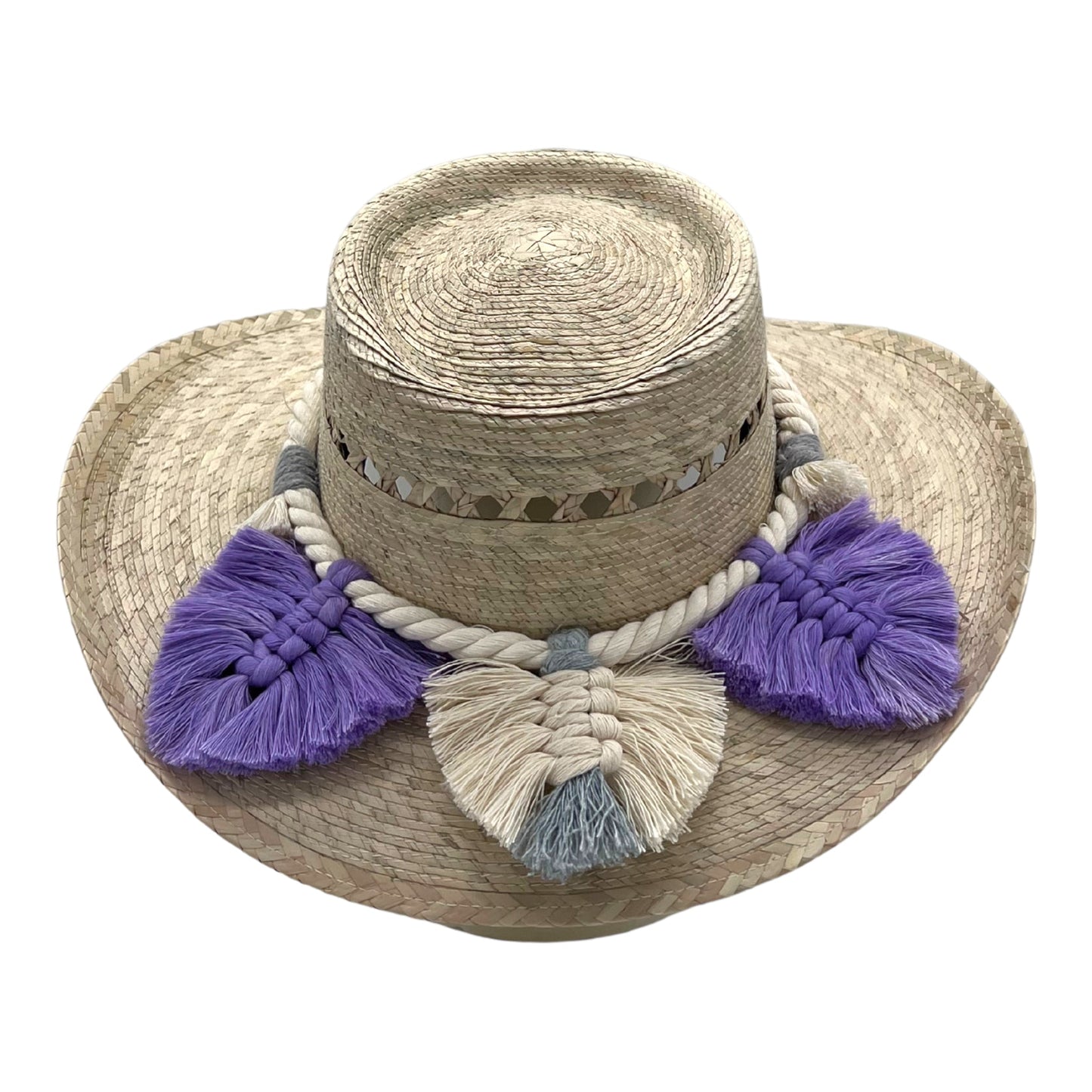 Espanol Palm Hat - Leaves Band
