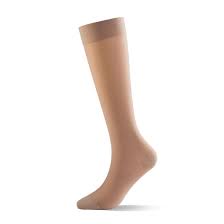 DR. COMFORT SHEER COMPRESSION STOCKINGS, 15-20 MMHG, NUDE, SMALL
