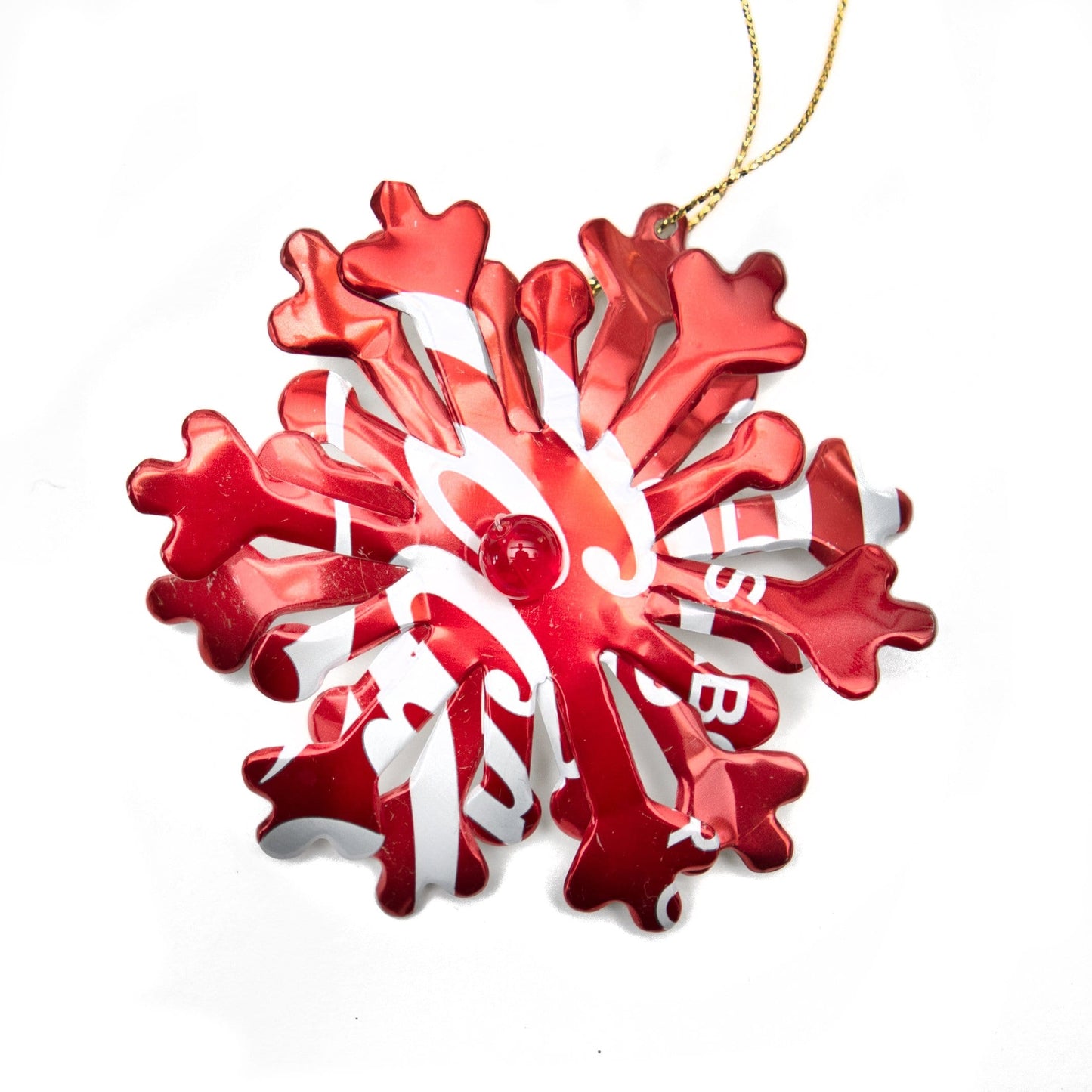 Recycled 3D Snowflake Ornament