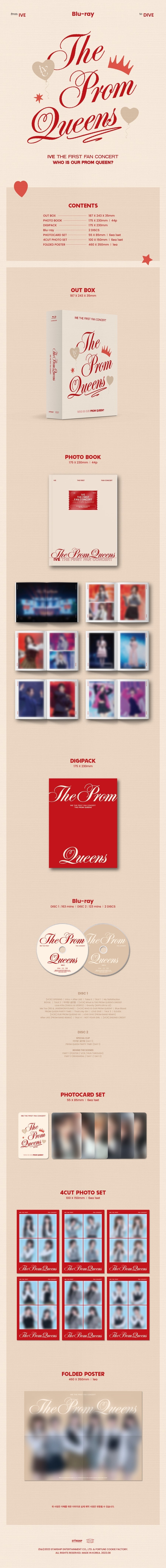 IVE The First Fan Concert Blu-Ray - The Prom Queens
