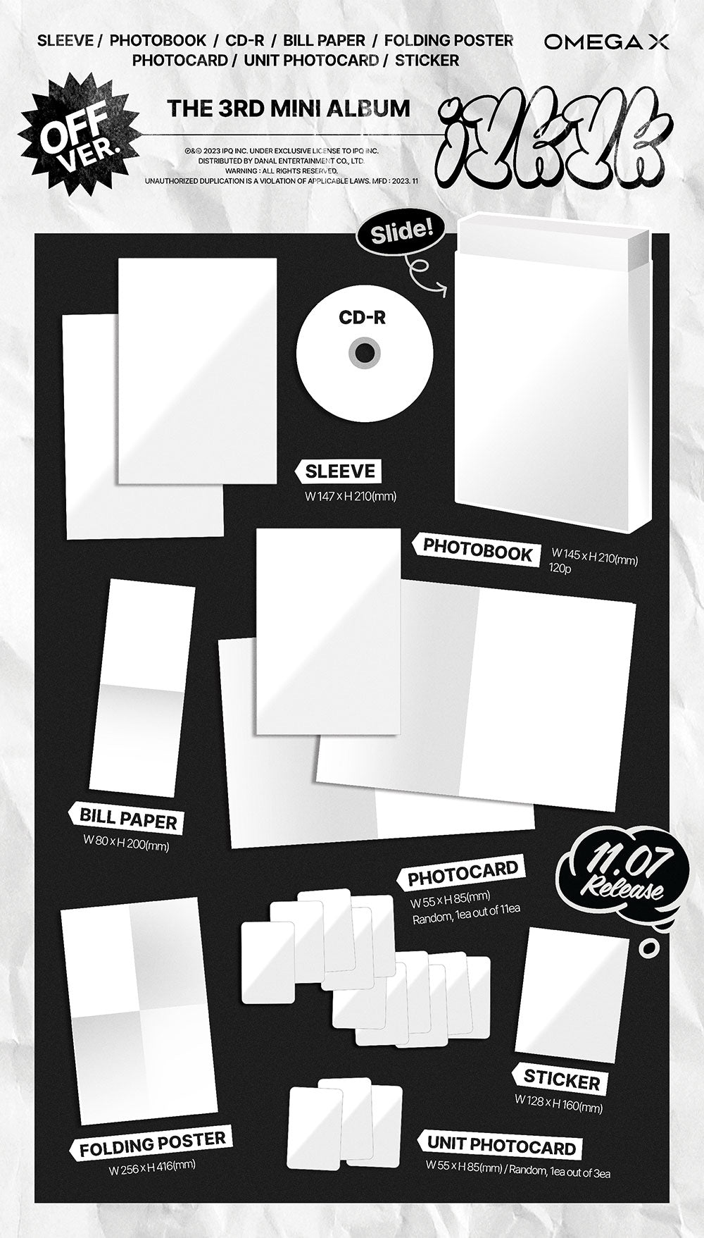 Omega x 3rd Mini Album - Iykyk